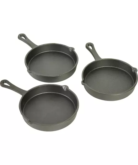 Gusseiserne Grillpfännchen