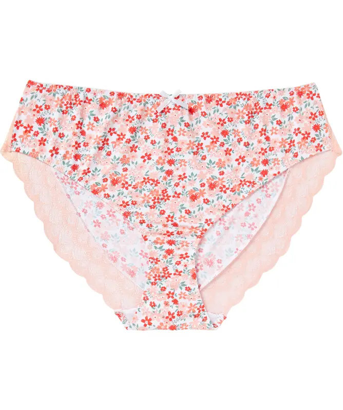 Panty mit Blumenmuster