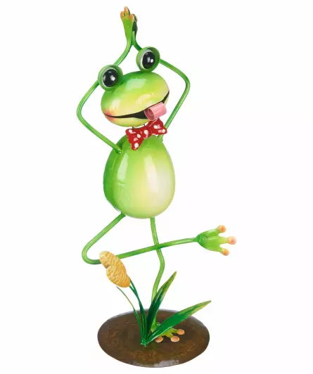 Deko-Frosch aus Metall
