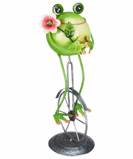 Deko-Frosch aus Metall