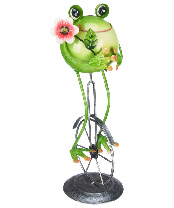 Deko-Frosch aus Metall