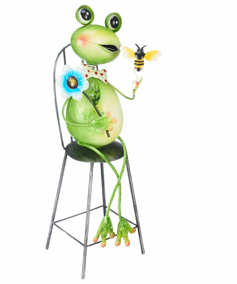 Deko-Frosch aus Metall verschiedene Ausführungen