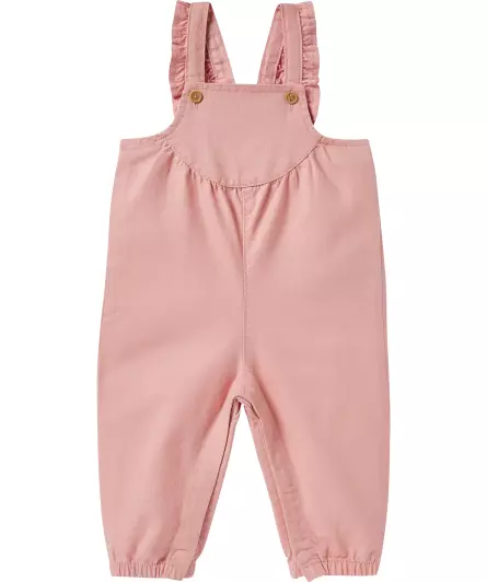Latzhose mit Rüschen