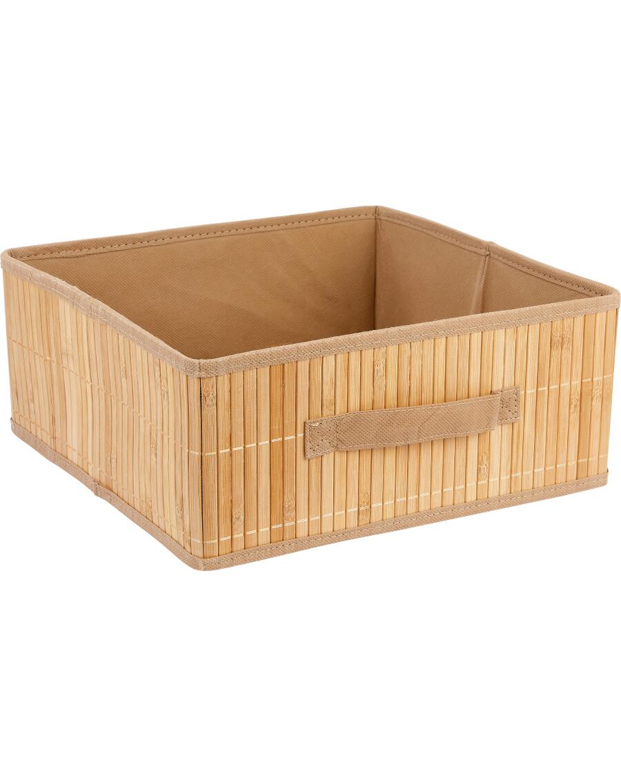 Schubladenorganizer aus Bambus naturfarben