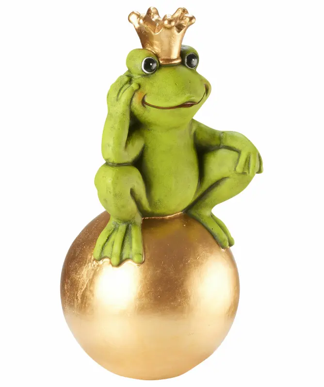 Deko-Frosch auf Kugel