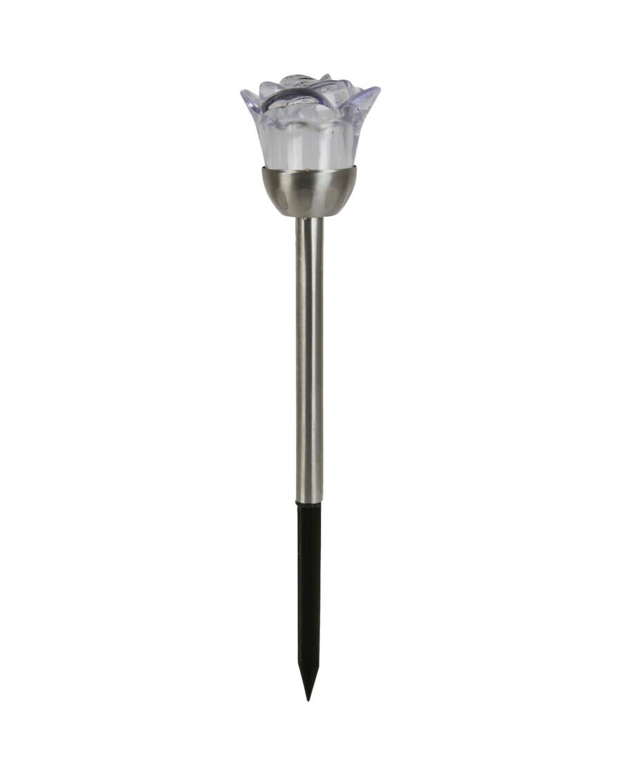 Lampka solarna róża ok. 8 x 36 cm