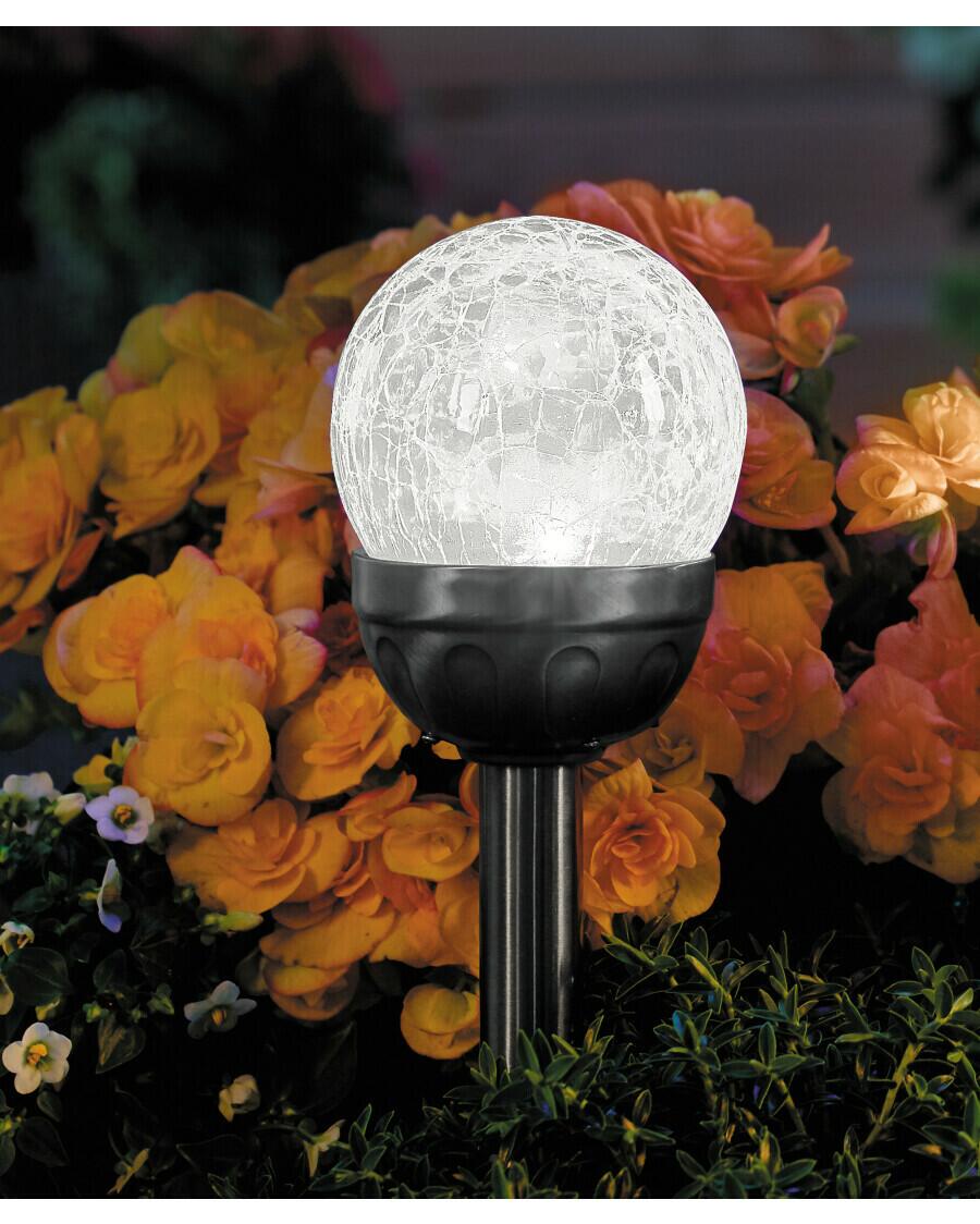 Lampka solarna ok. 8 x 8 x 37 cm