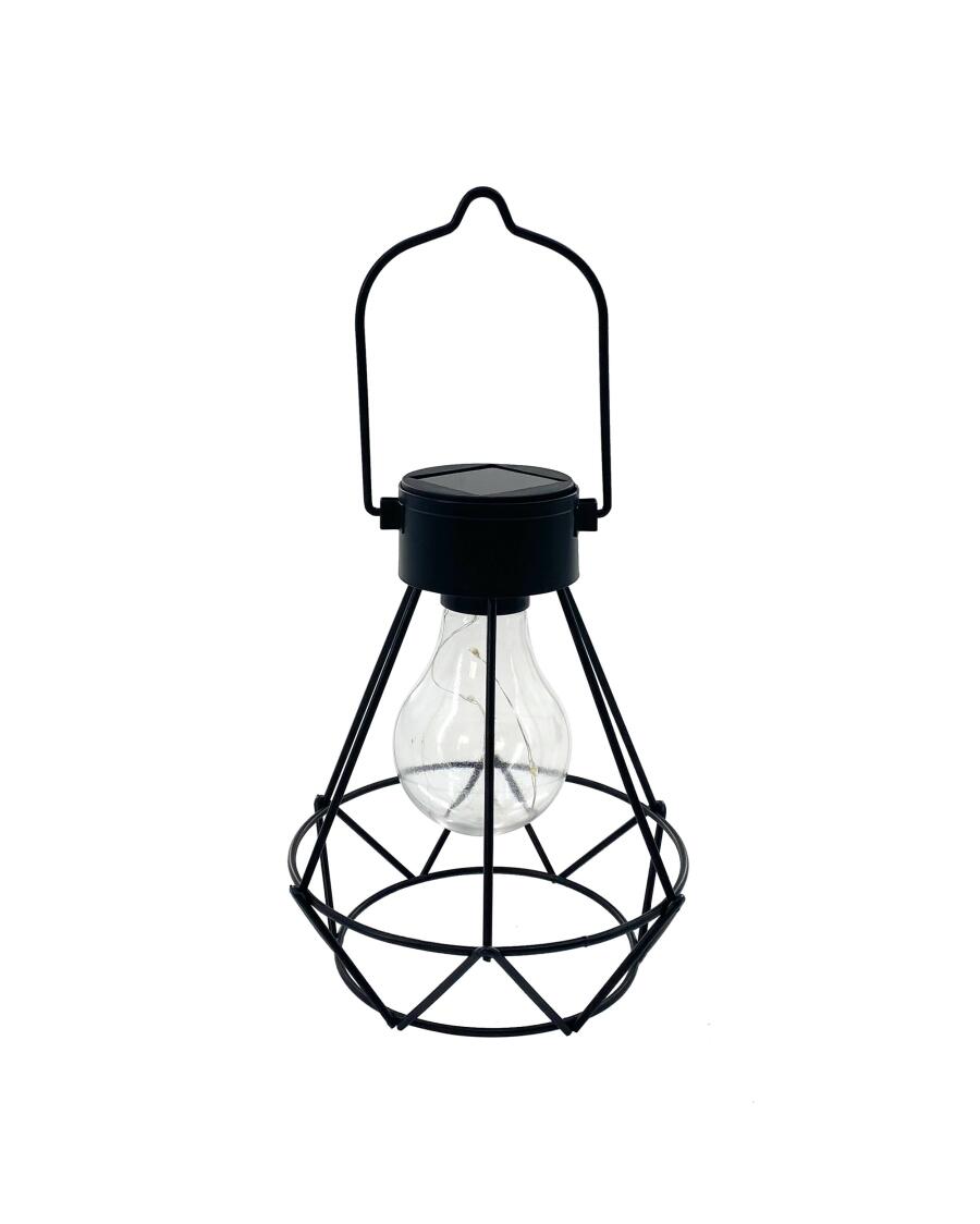 Geometryczna lampka solarna różne wzory, ok. 13 x 16 cm