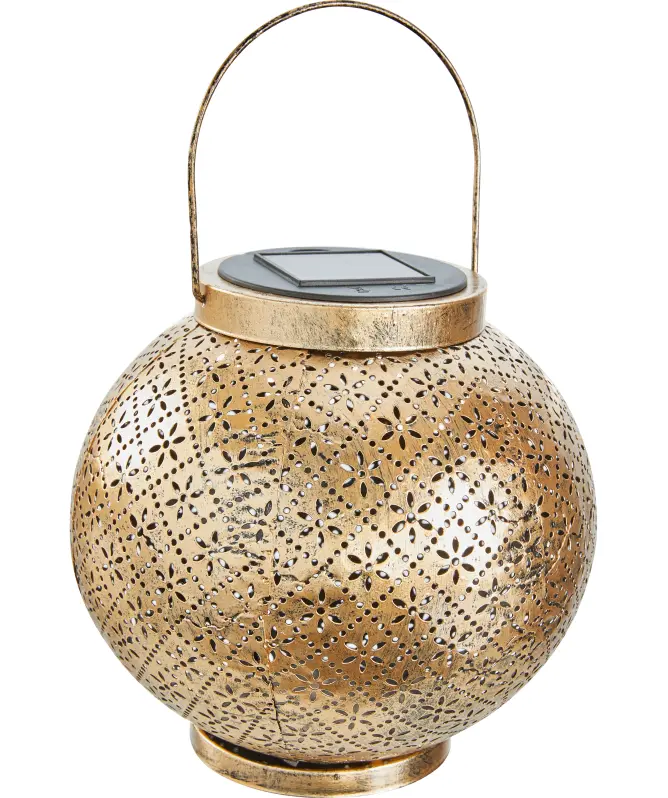 Lampka solarna metalowa