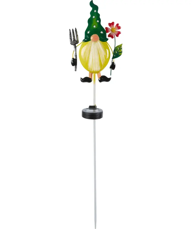 Solar-Blumenstecker Wichtel