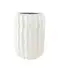 Vaas van keramiek wit