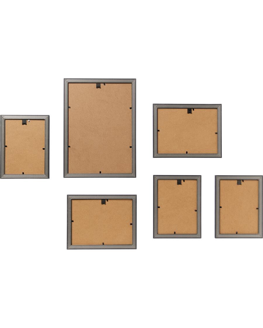 Ramki na zdjęcia w różnych rozmiarach różne wzory, zestaw 6-częściowy