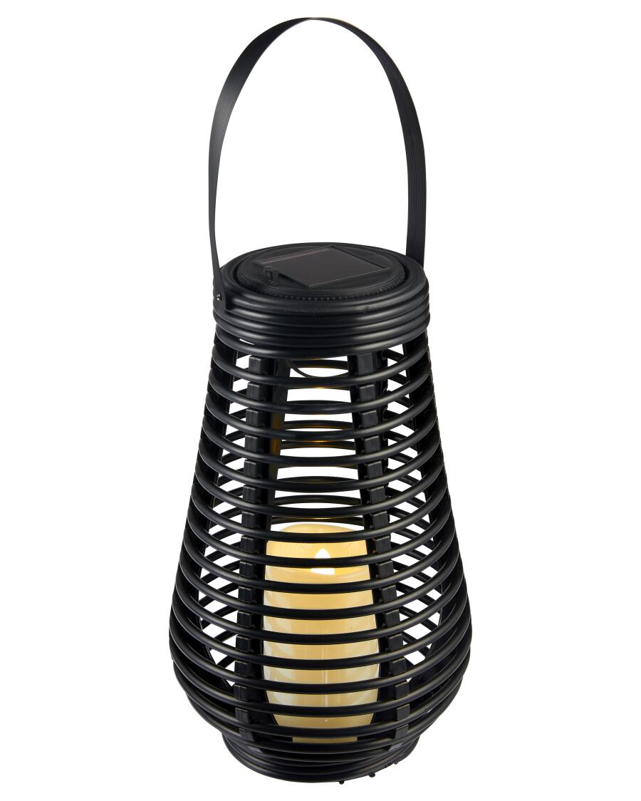 Lampka solarna czarny