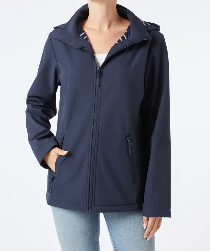 Granatowa kurtka softshell