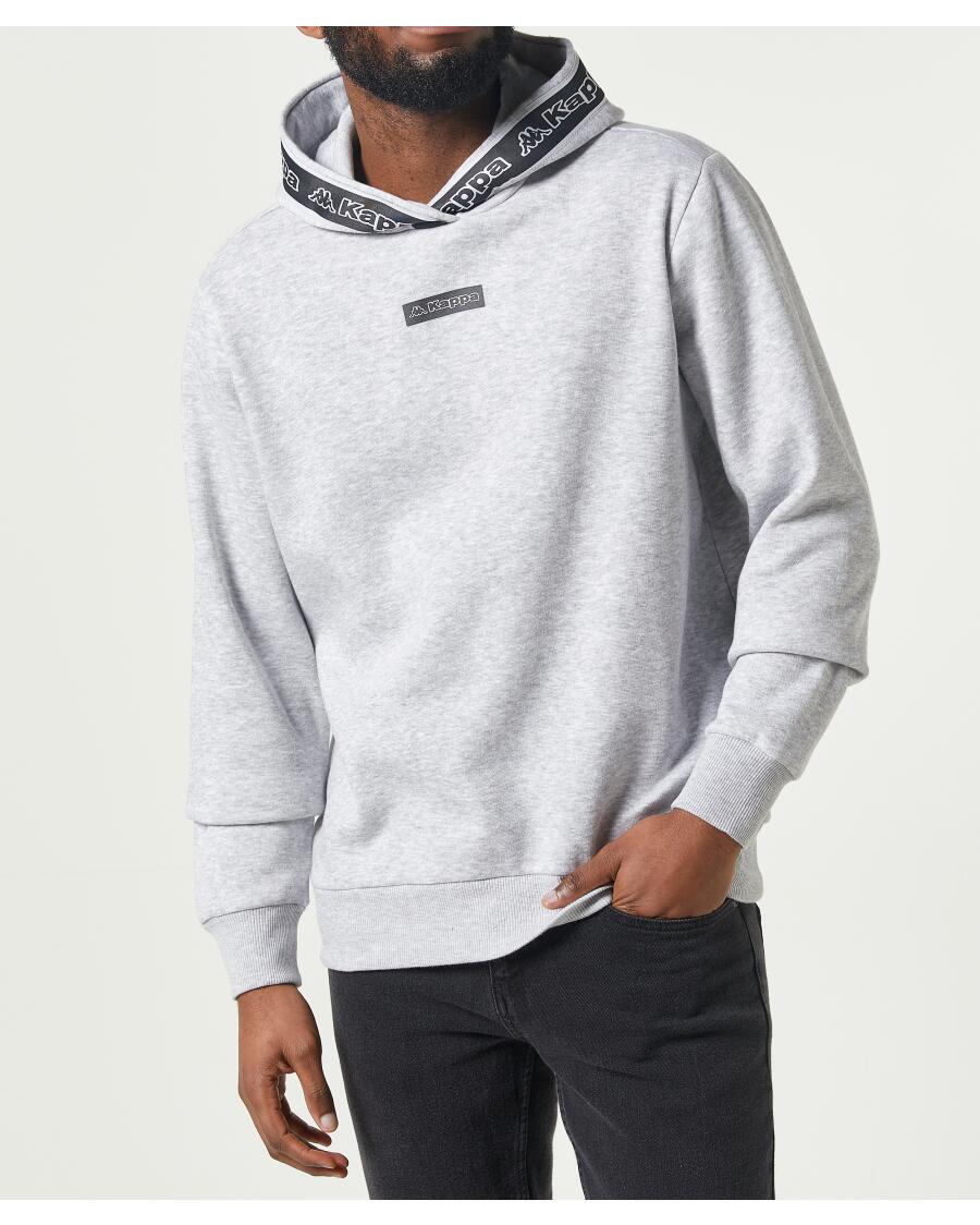 Kappa Pullover hellgrau melange