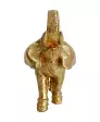 Goldfarbener Deko-Elefant