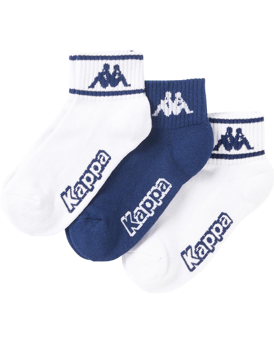 Kappa Sportsocken weiß/dunkelblau