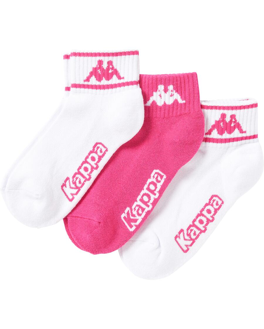 Kappa Sportsocken weiß/pink