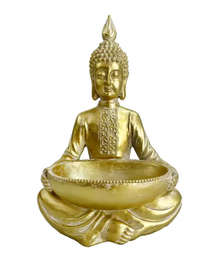 Deko-Buddha mit Schale