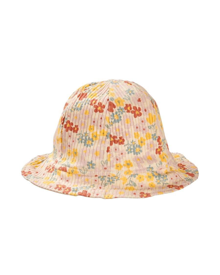 Mütze Blumen creme