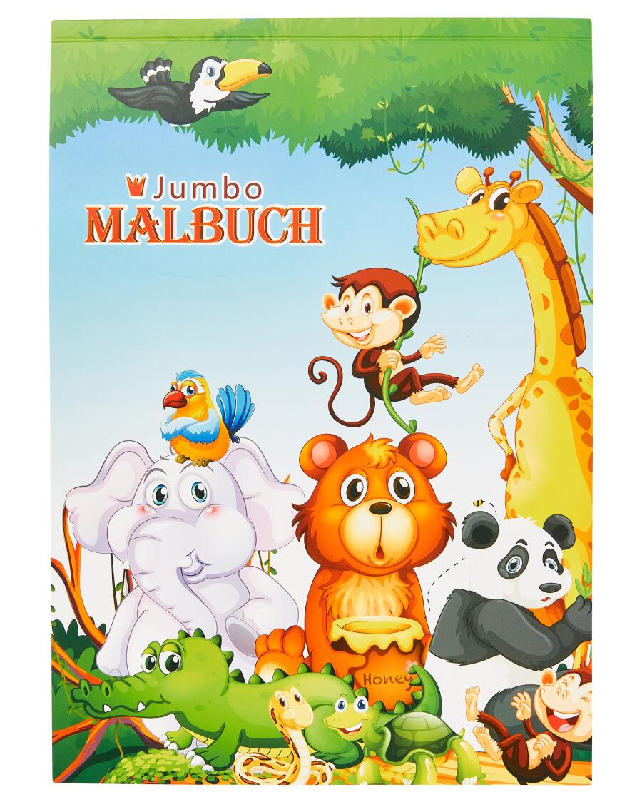 Jumbo Malbuch bunt