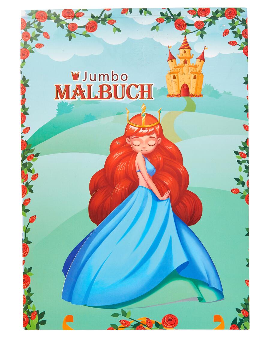 Jumbo Malbuch blau