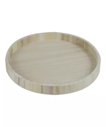 Rond decoratief dienblad