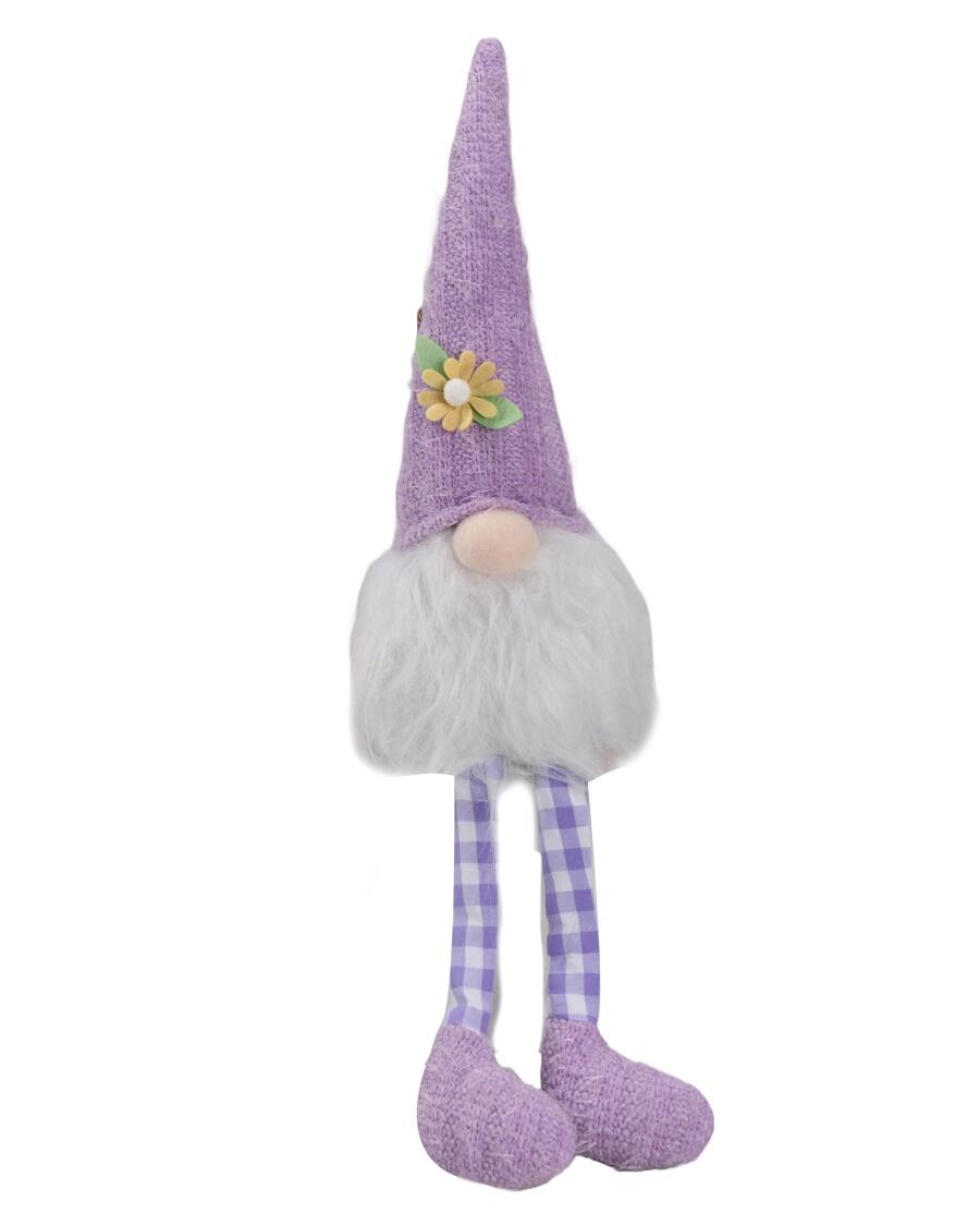 Deko-Wichtel Kantenhocker lila