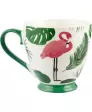 Porseleinen beker Flamingo