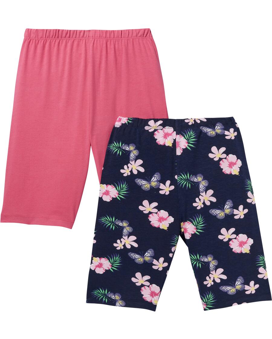 Krátké legíny v 2balení pink růžová
