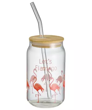 Sklenice na pití Flamingo