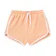 Korte broek in abrikooskleur