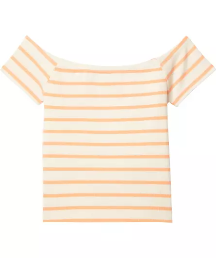 T-Shirt mit Carmen-Ausschnitt