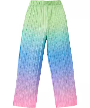 Geplooide broek regenboog
