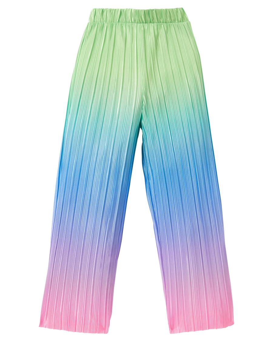 Plisseehose Regenbogen regenbogenfarben