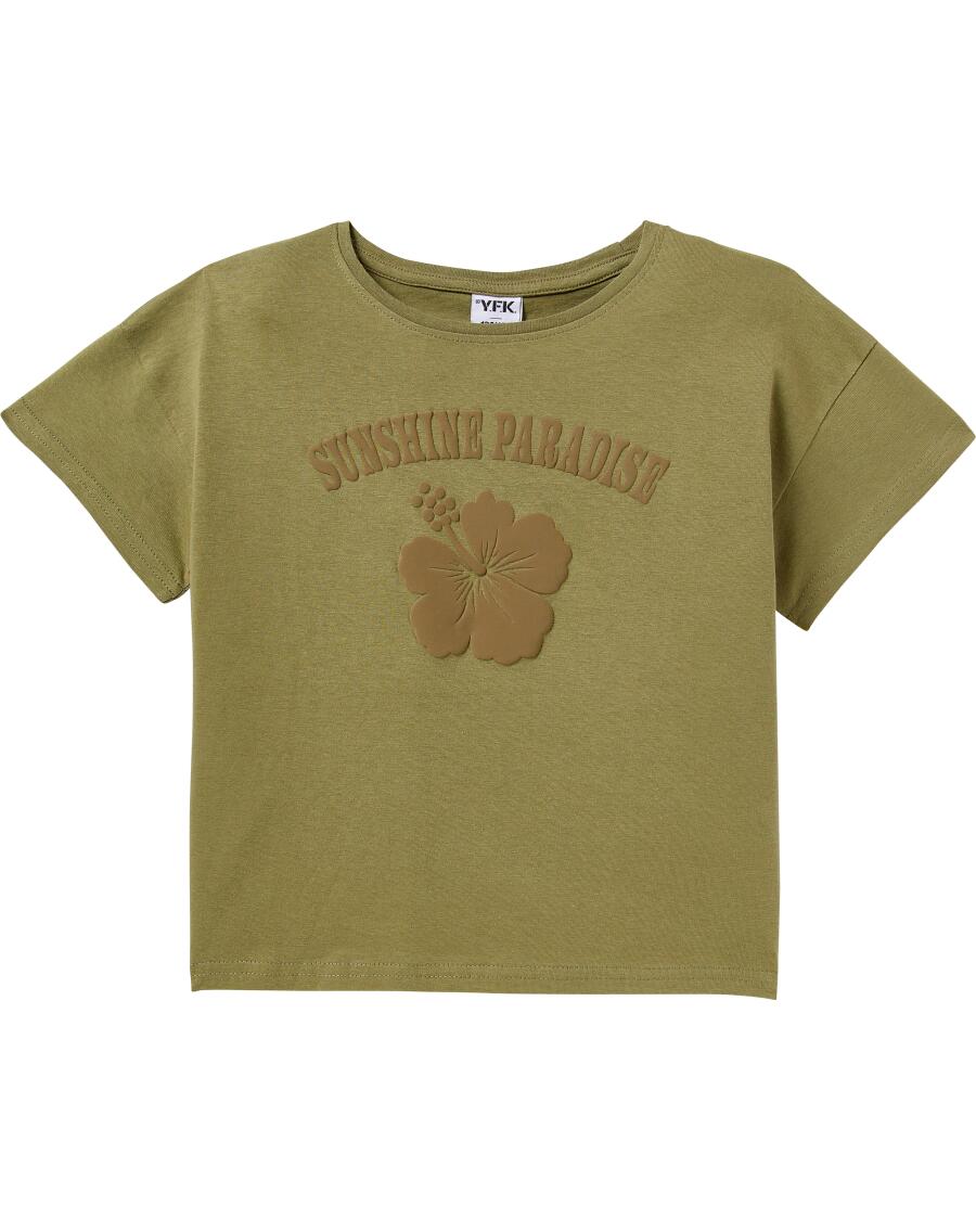 T-Shirt in Khaki Khaki
