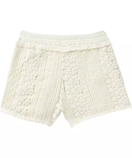 Shorts mit Häkelspitze