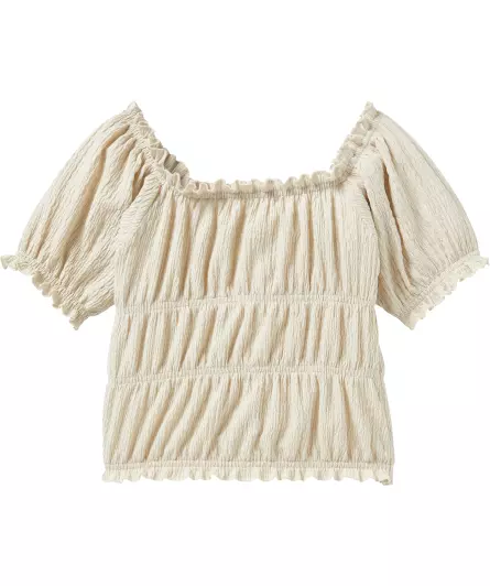 Bluse in Beige