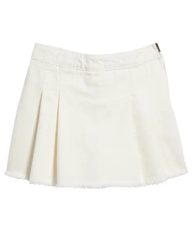 Skort w kolorze białym