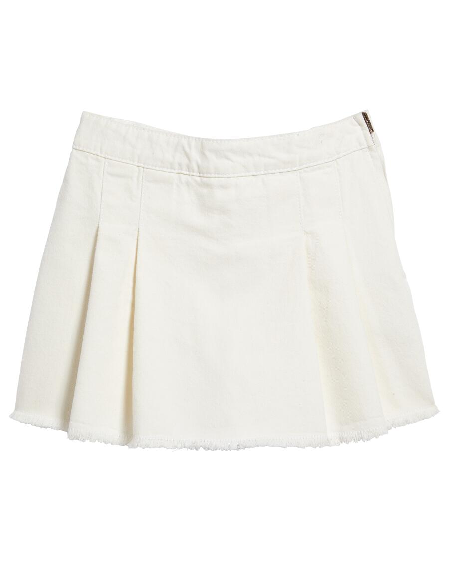 Skort w kolorze białym biały