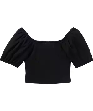 Bluse in Schwarz
