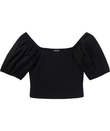 Bluse in Schwarz