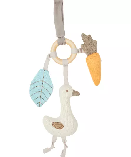 Babyspeeltje met houten ring