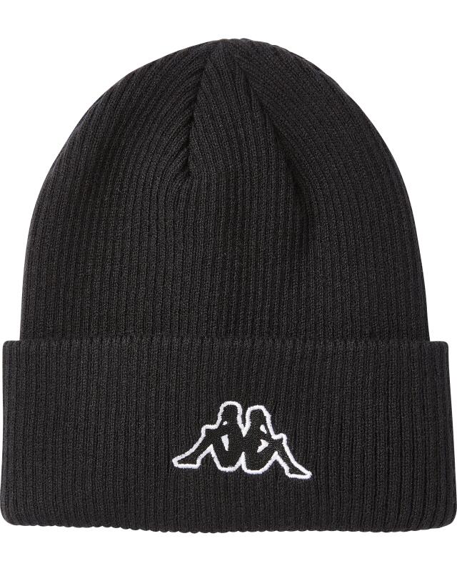 Bonnet en maille Kappa femme, noir — KiK, produit allemand authentique au Maroc