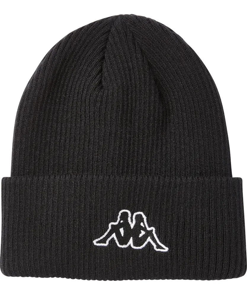 Kappa Strick-Beanie für Damen, schwarz