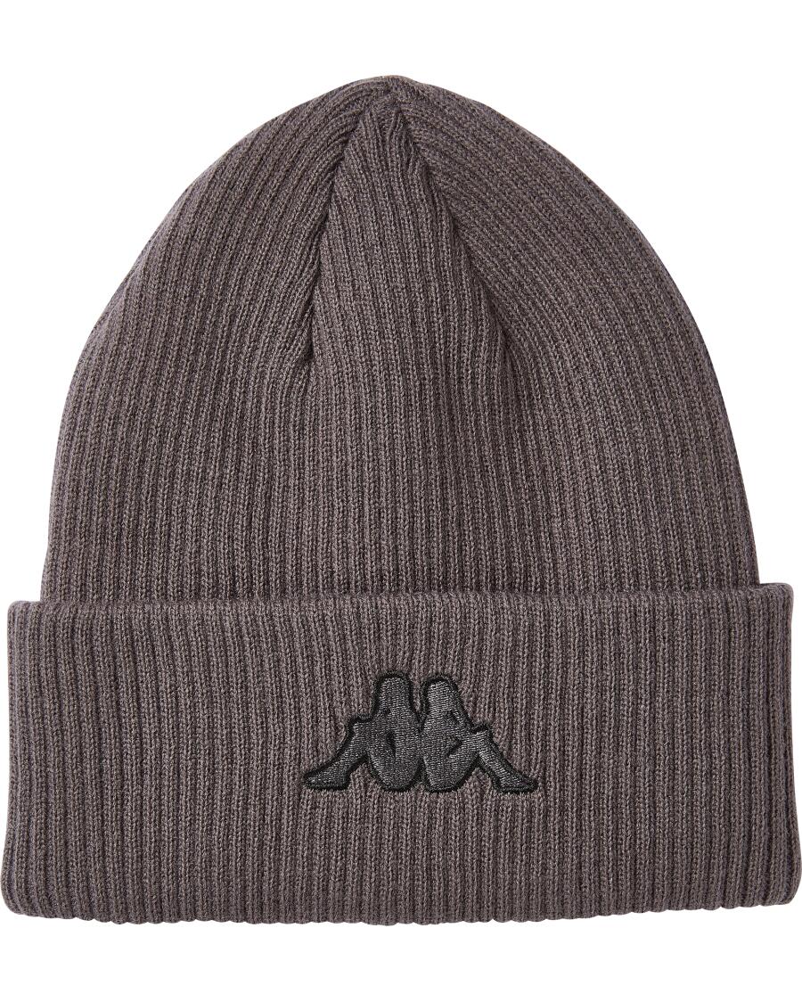 Kappa Strick-Beanie dunkelgrau