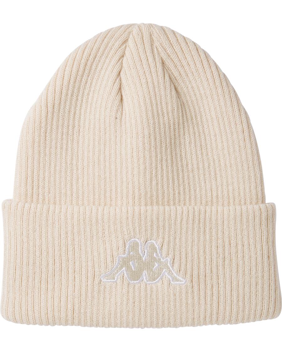 Kappa Strick-Beanie naturfarben