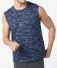 blauw met patroon