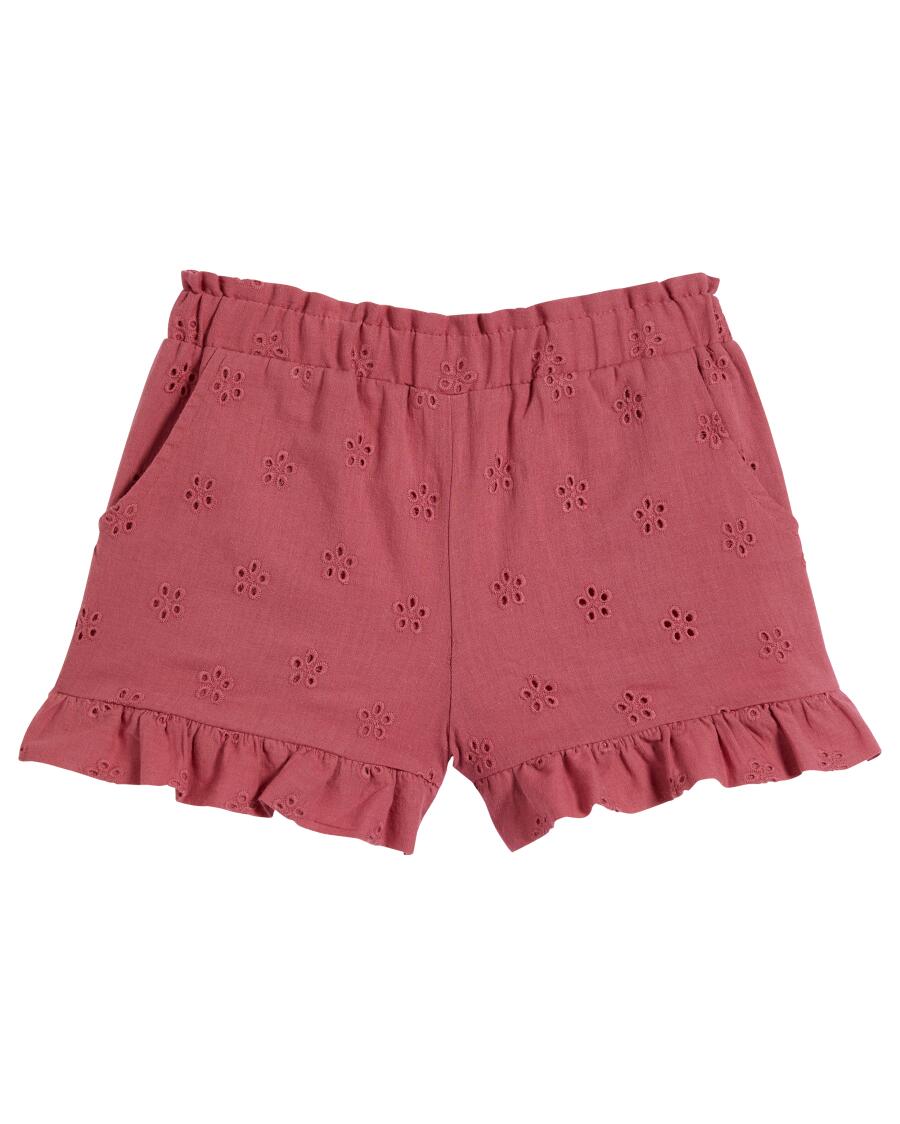 Korte broek in donkerroze donkerroze