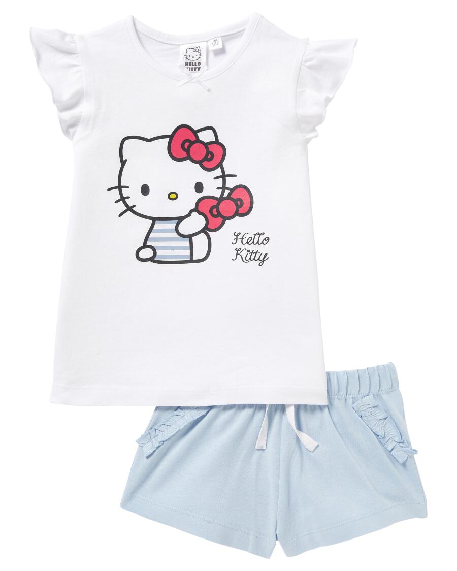Hello Kitty Pyjama hellblau